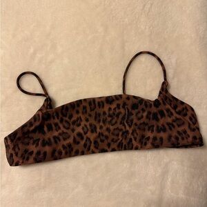 ARK Swimwear Leopard Print Bikini Top